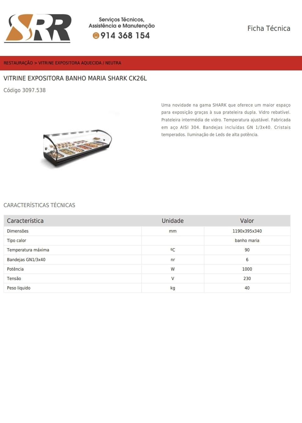 Venda de Equipamentos